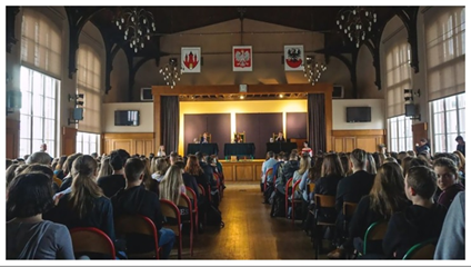 Aula szkoły im. Leopolda Cieplaka