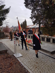 Poczet Sztandarowy naszej szkoły uczestniczy w najważniejszych wydarzeniach patriotycznych.