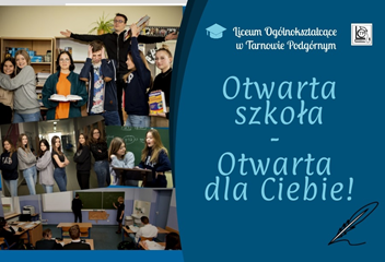 Otwarta szkoła - Otwarta dla Ciebie