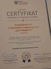 Krajowy Certyfikat Promocji Zdrowia