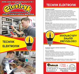 Ulotka - technik elektronik