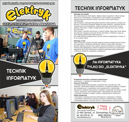 Ulotka - technik informatyk