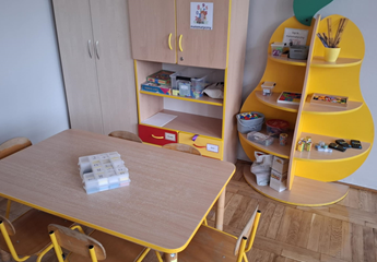 Sala wg Planu Daltońskiego- kącik matematyczny