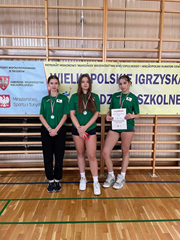 II miejsce w powiatowych zawodach w badmintona