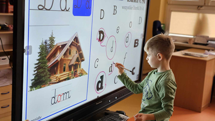 Zajęcia z wykorzystaniem tablicy multimedialnej