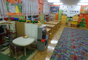 Sala przedszkolaków średniaków