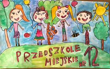 logo naszego przedszkola- praca plastyczna naszej wychowanki