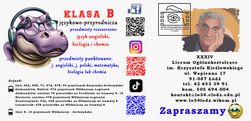 Klasa B językowo-przyrodnicza