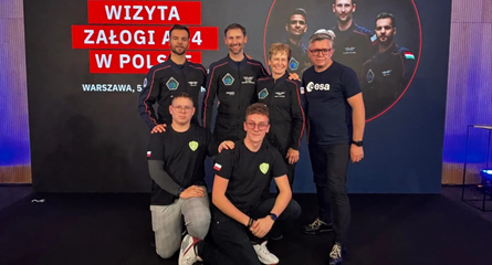 Robotomaniacy na spotkaniu z załogą misji kosmicznej Axiom-4