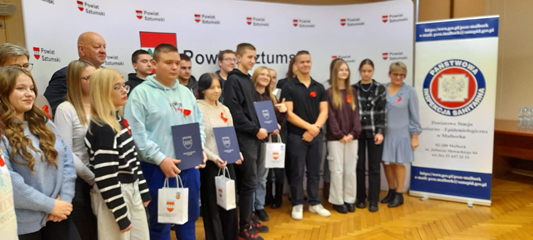 Rok szkolny 2024/2025_sukces w konkursie wiedzy o Aids