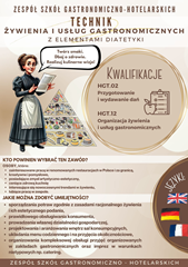 Technik żywienia i usług gastronomicznych z elementami dietetyki