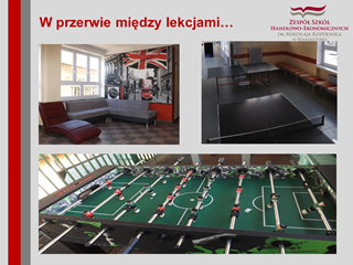 na przerwach i między lekcjami