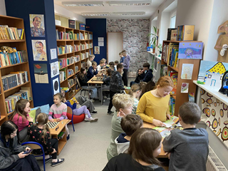 Zajęcia w bibliotece szkolnej