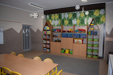 Sala przedszkolaków w Nochowie