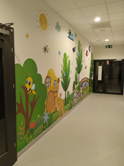 Korytarz przy sekretariacie i sal Maleństwa i Biedronki