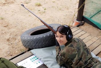 Zajęcia na strzelnicy