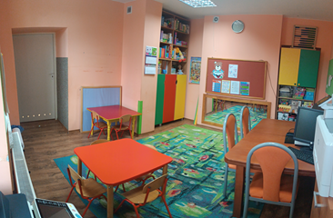 Sala do zajęć korekcyjno - kompensacyjnych i logopedycznych