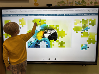 Zajęcia z wykorzystaniem tablicy interaktywnej