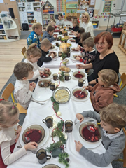 uroczysty obiad wigilijny