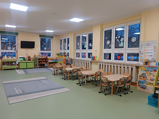 Sala grupy najmłodszej w budynku szkoły, ul Sokólska 1