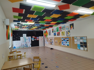 Korytarz I piętra dla klas I - III