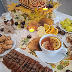 Jesienna herbatka u hotelarzy