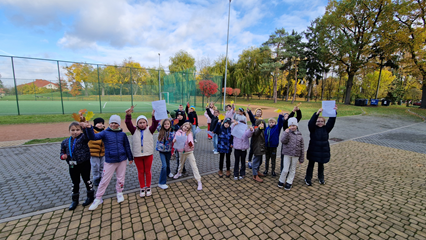 Jesienne lekcje na świeżym powietrzu.