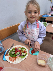 Szkolne koło kulinarne.