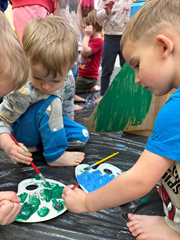 Zabawy kreatywne przedszkolaków