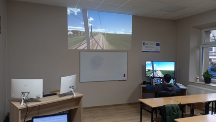 Pracownia kolejowa - symulator lokomotywy 2