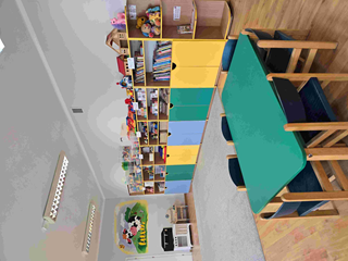 Sala Żabki- kąciki tematyczne