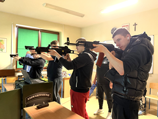 Zajęcia na strzelnicy