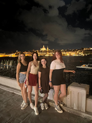 Valetta w oddali - stolica Malty